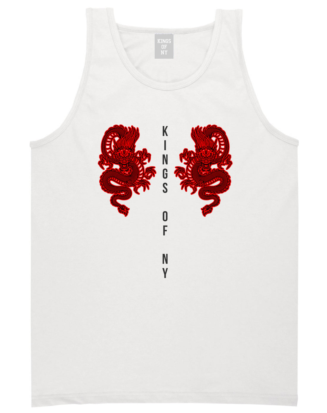 2 Chinese Dragon T-Shirt in White