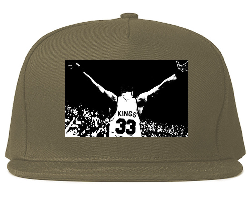 33 KINGS Snapback Hat Cap in Grey