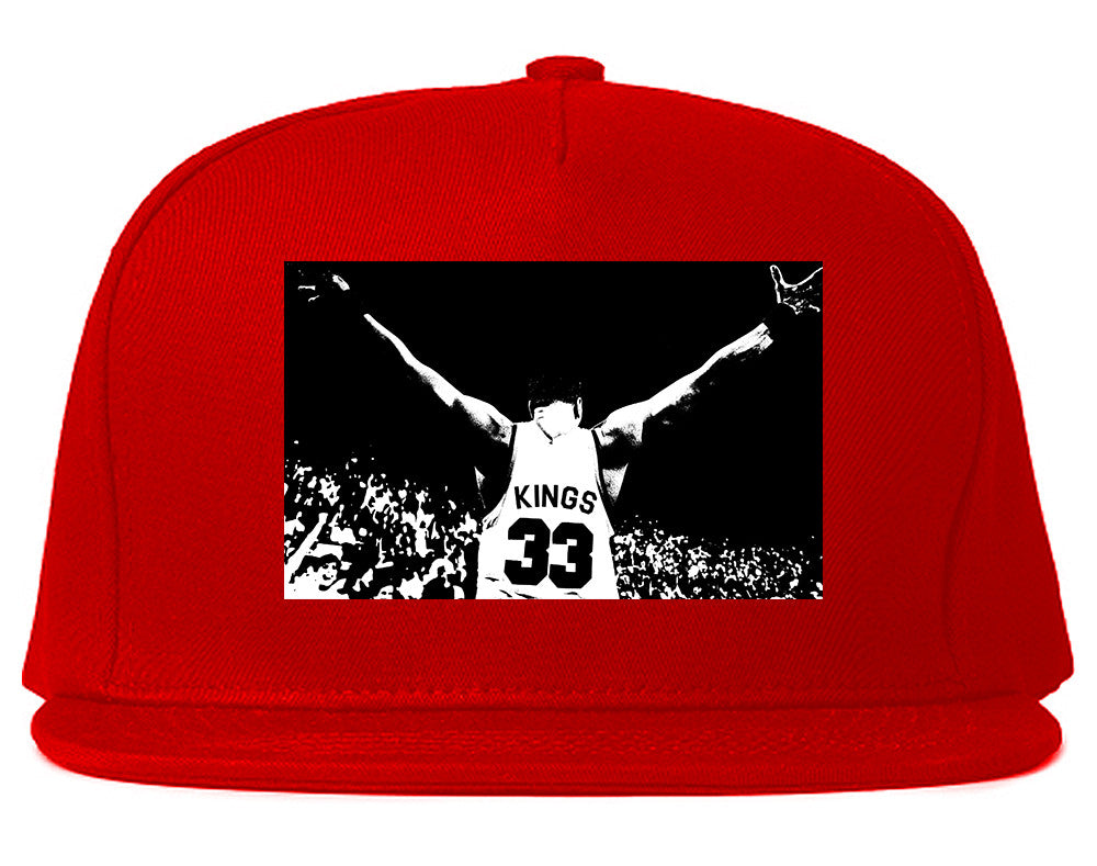 33 KINGS Snapback Hat Cap in Red