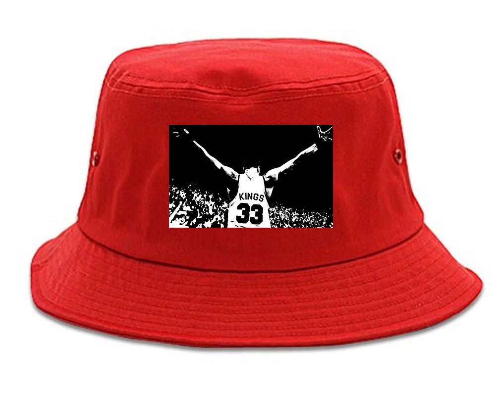 33 KINGS Bucket Hat in Red