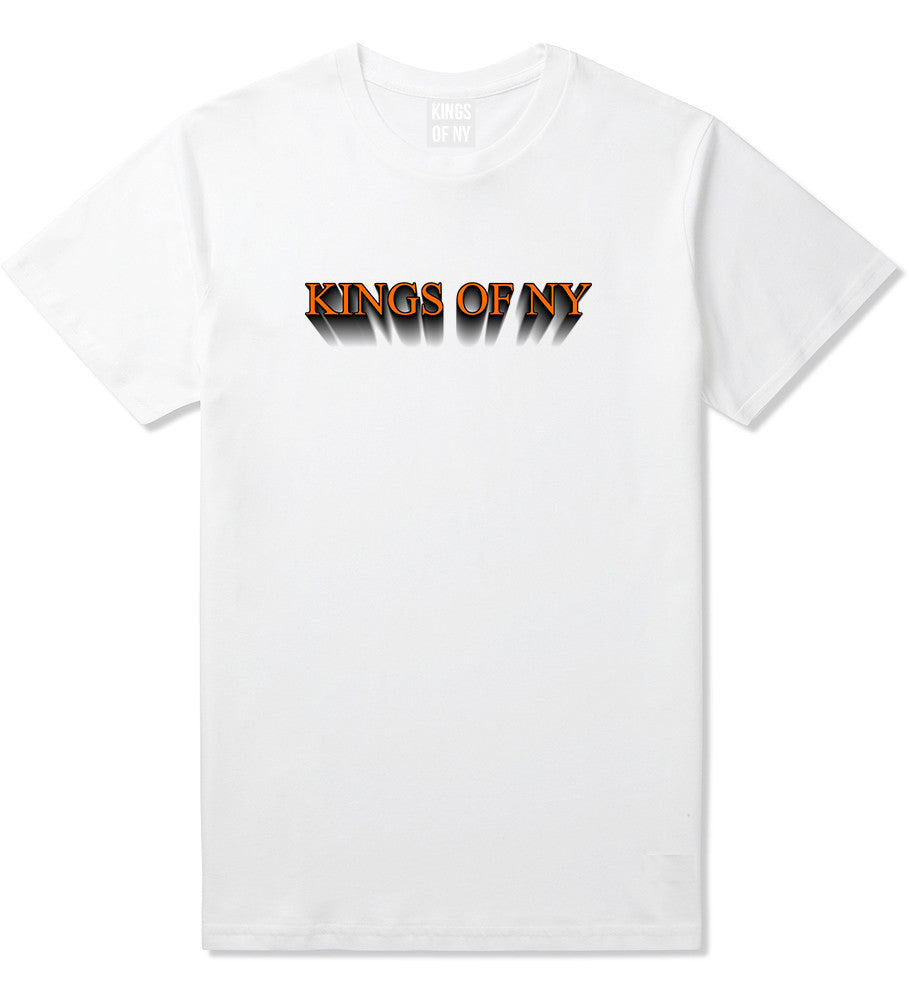 3D Text T-Shirt in White