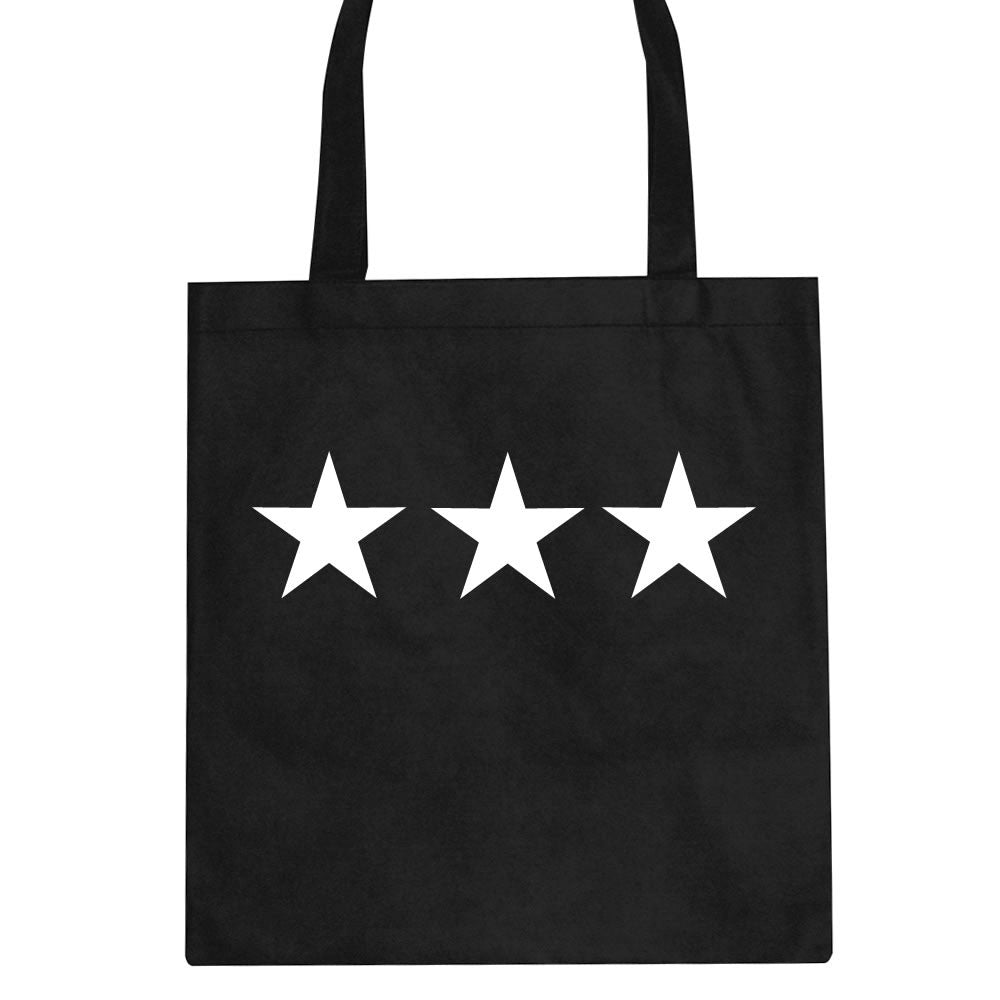 Three Stars Goth Style Tote Bag by Kings Of NY