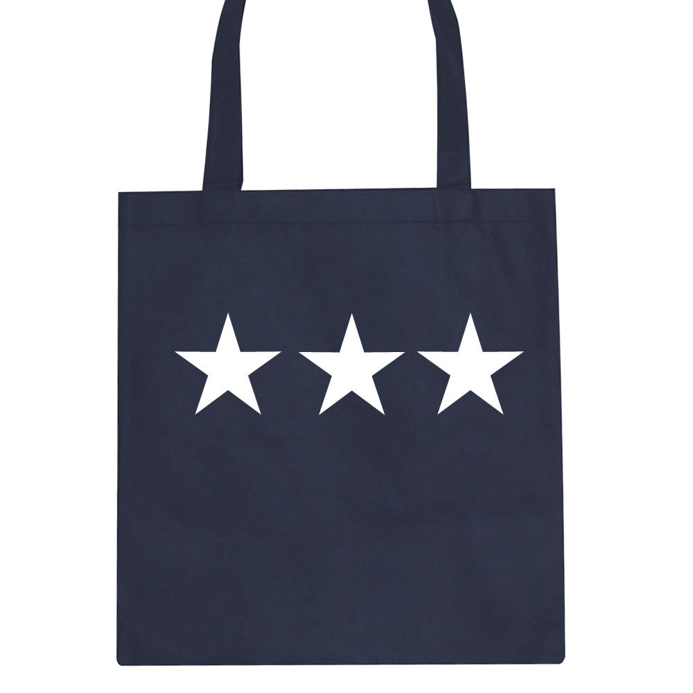 Three Stars Goth Style Tote Bag by Kings Of NY