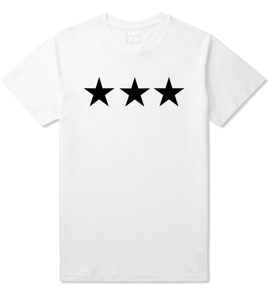 Kings Of NY Three Stars T-Shirt in White