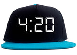 420 Time Weed Somker 2 Tone Snapback Hat By Kings Of NY