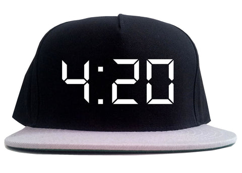 420 Time Weed Somker 2 Tone Snapback Hat By Kings Of NY