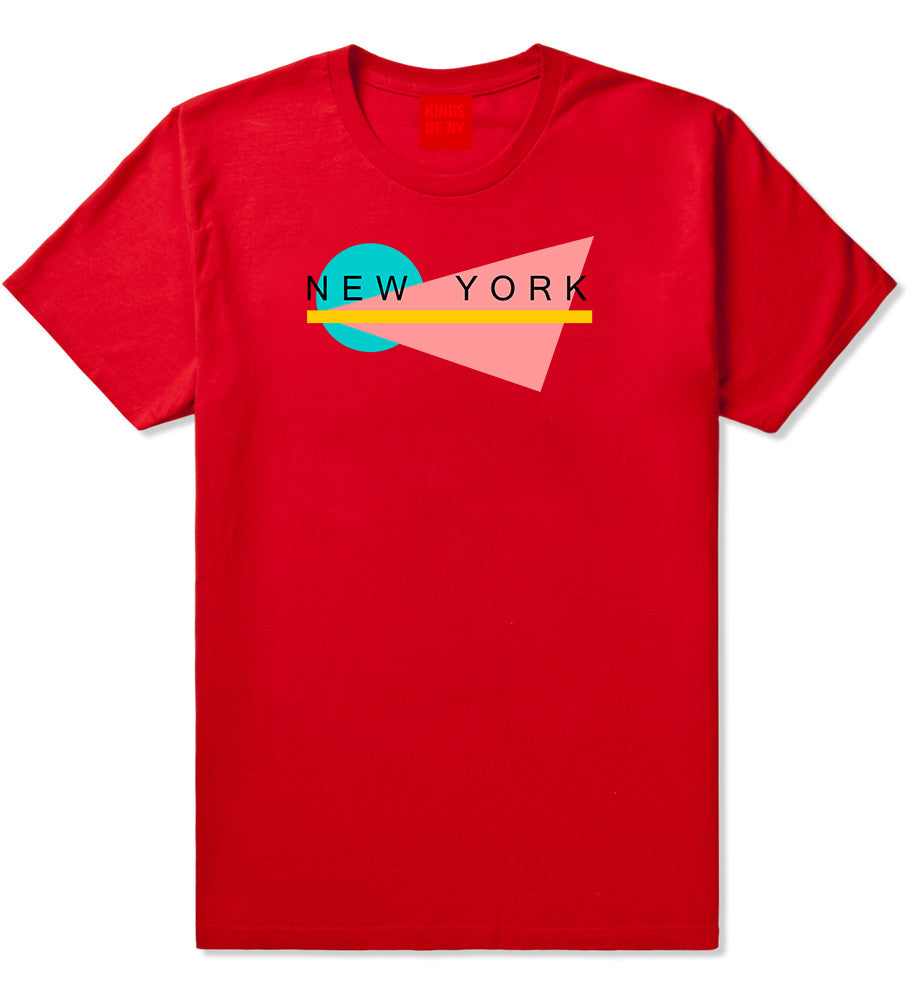 70s New York Spring T-Shirt in Red