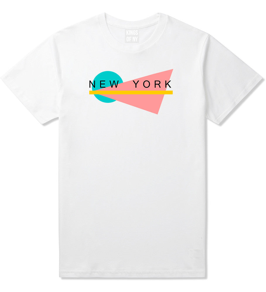 70s New York Spring T-Shirt in White