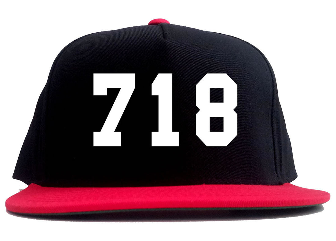 718 New York Area Code 2 Tone Snapback Hat By Kings Of NY