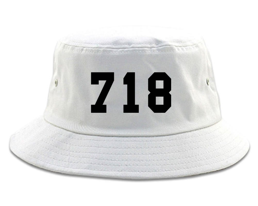 718 New York Area Code Bucket Hat By Kings Of NY