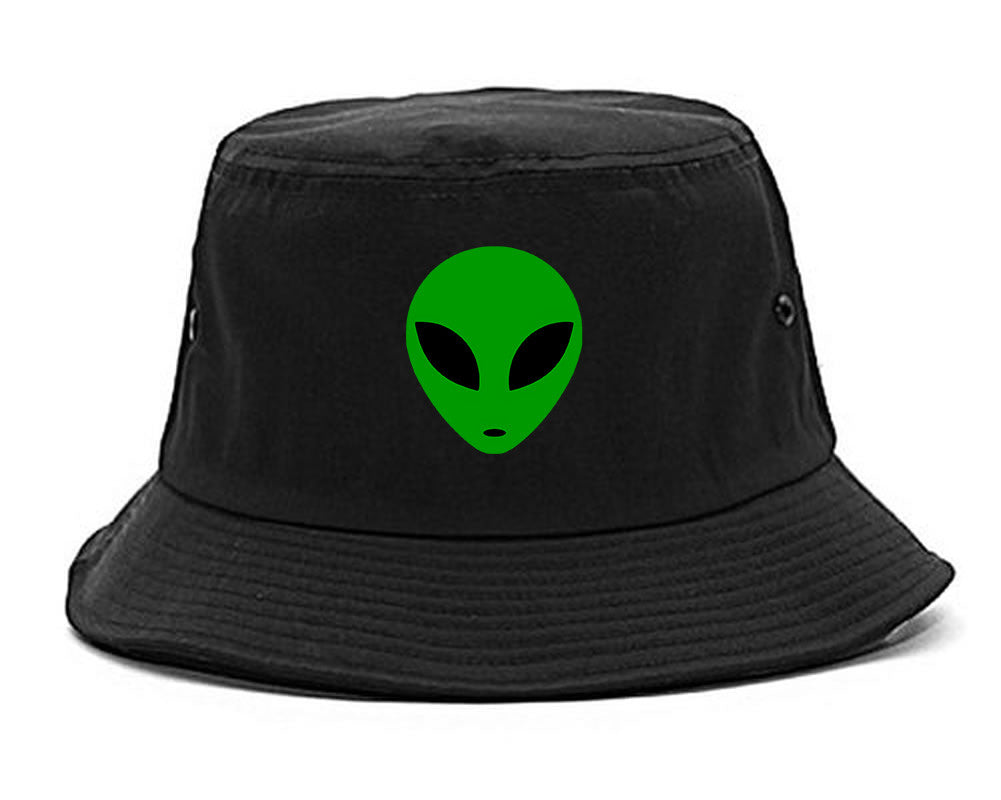 Alien Head Green Bucket Hat