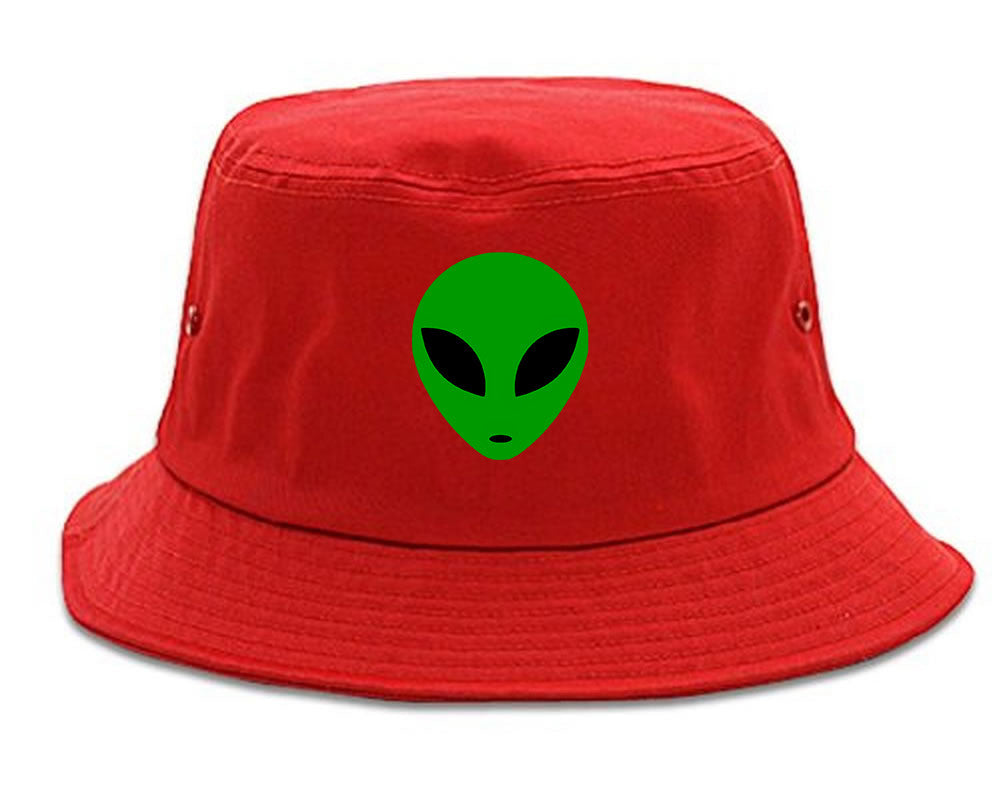 Alien Head Green Bucket Hat