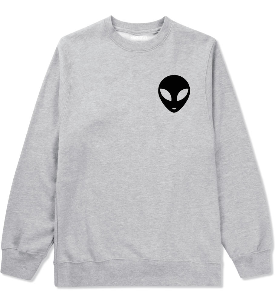 Alien Head Crewneck Sweatshirt