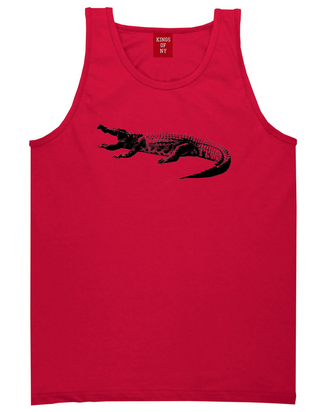 Alligator Red Tank Top Shirt by Kings Of NY