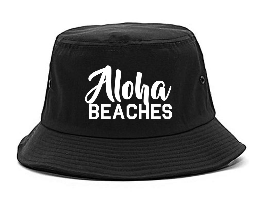 Aloha Beaches Bucket Hat Black