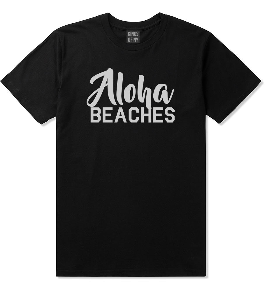 Aloha Beaches Black T-Shirt by Kings Of NY