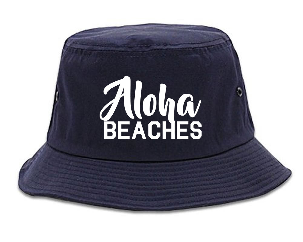 Aloha Beaches Bucket Hat Blue