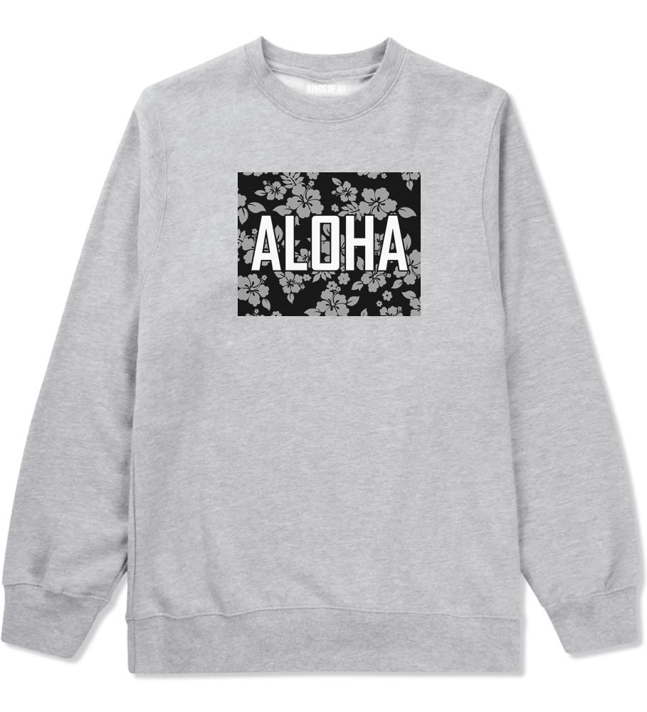 Aloha Hawaiian Pattern Crewneck Sweatshirt