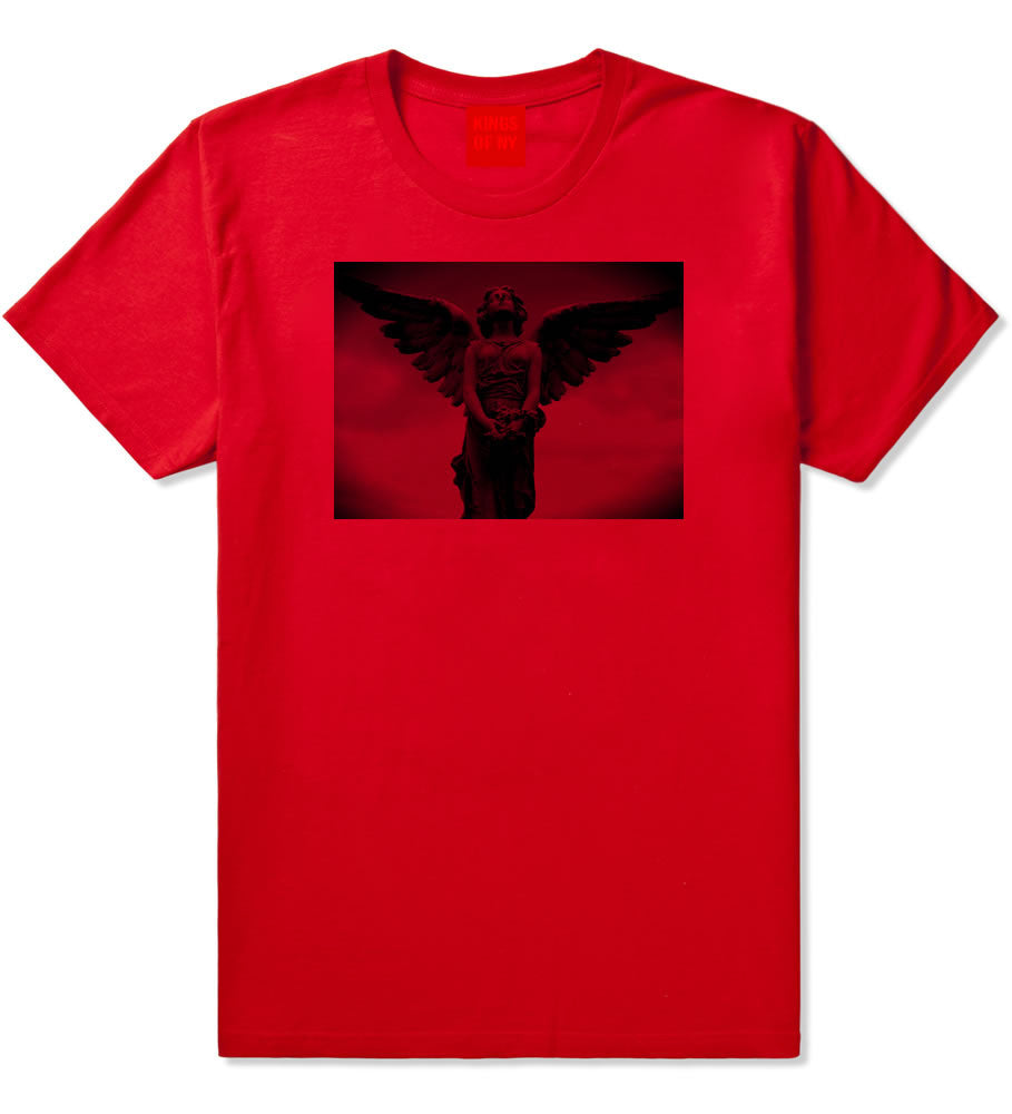 Angel Statue Wings Dark Goth T-Shirt