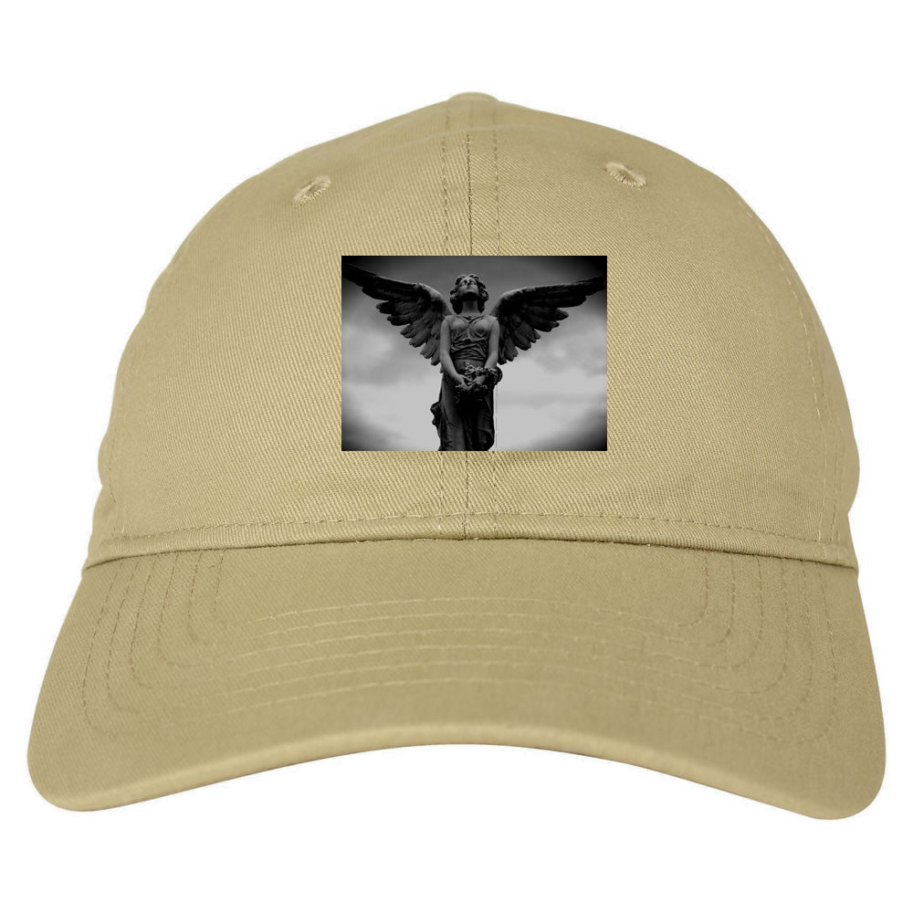 Angel Statue Wings Dark Goth Dad Hat Cap