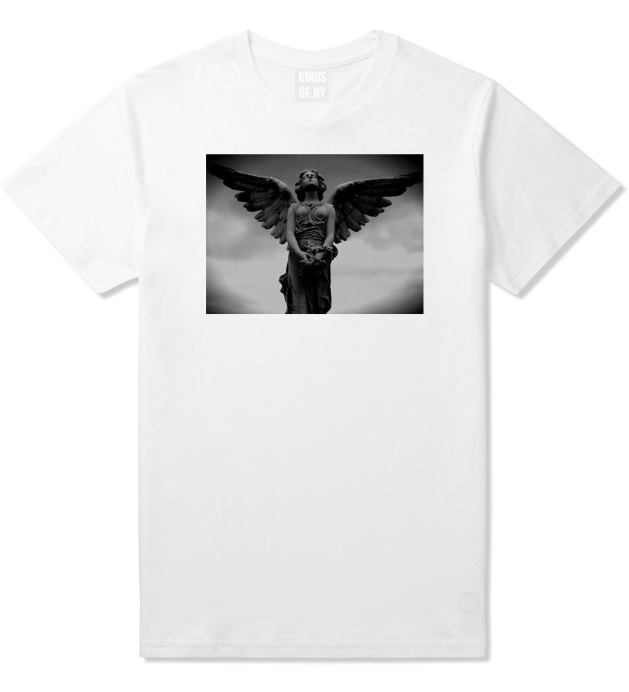 Angel Statue Wings Dark Goth T-Shirt