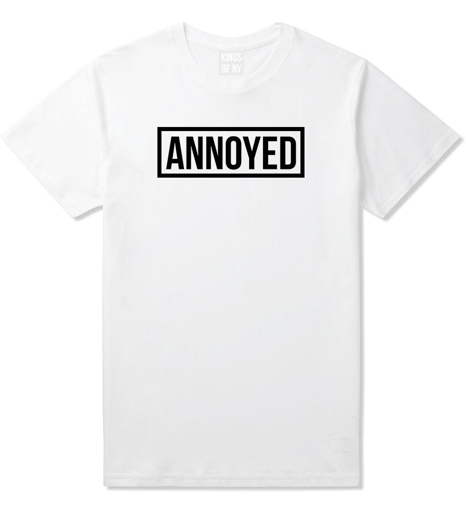 Annoyed White T-Shirt by Kings Of NY