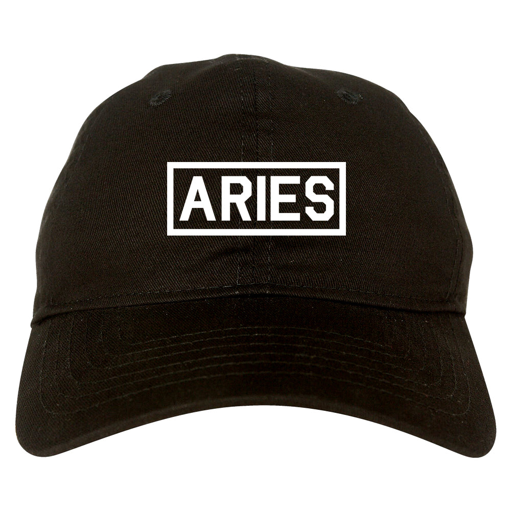 Aries_Horoscope_Sign Black Dad Hat
