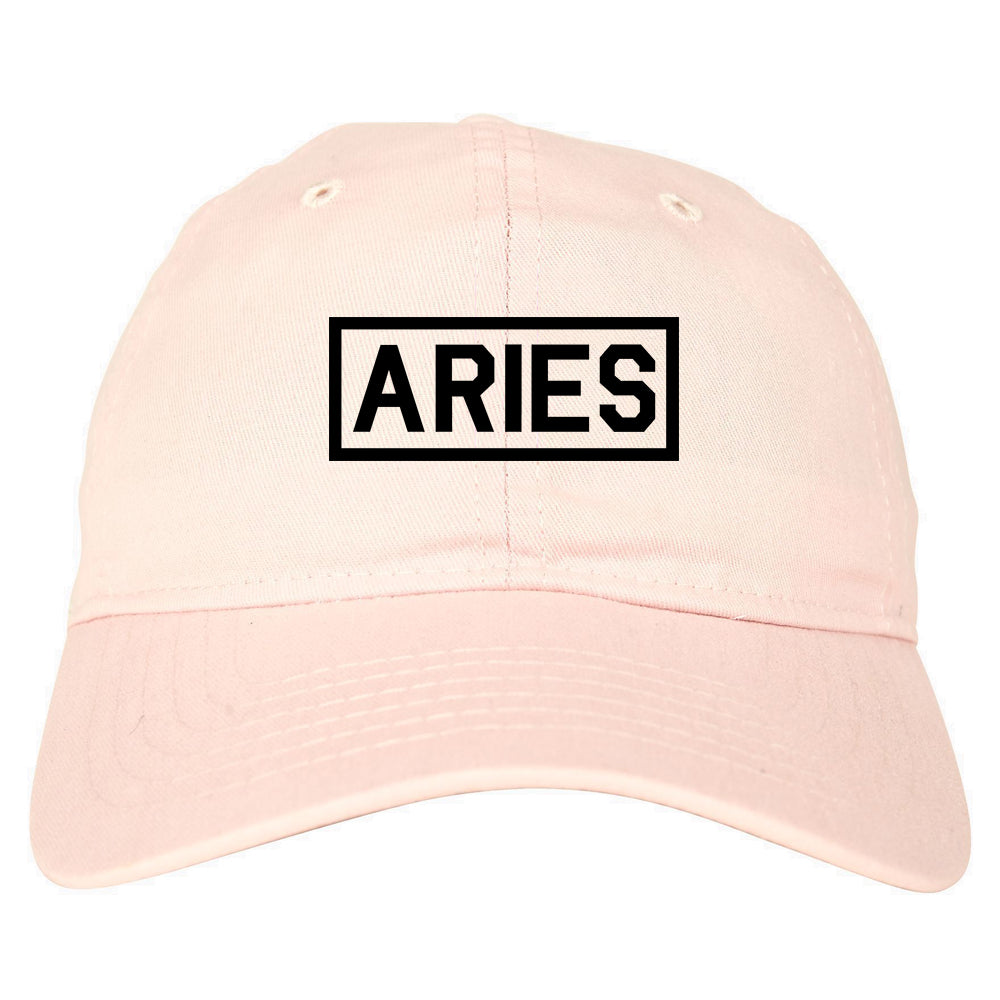Aries_Horoscope_Sign Pink Dad Hat