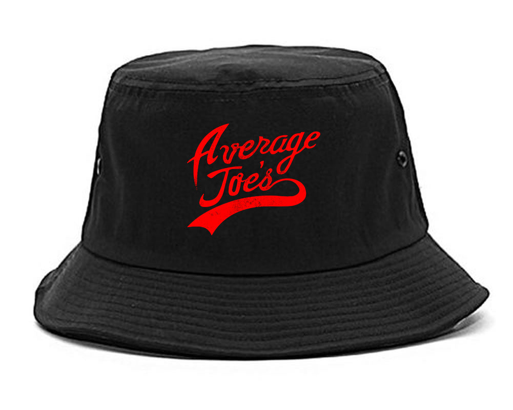 Average Joes Funny Dodgeball Mens Bucket Hat Black