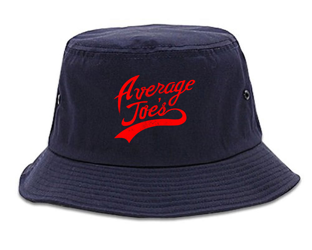 Average Joes Funny Dodgeball Mens Bucket Hat Navy Blue