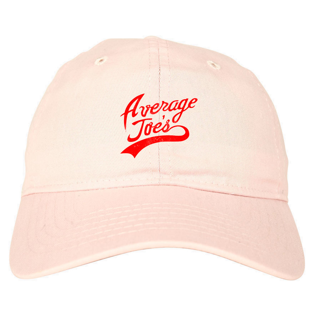 Average Joes Funny Dodgeball Mens Dad Hat Pink
