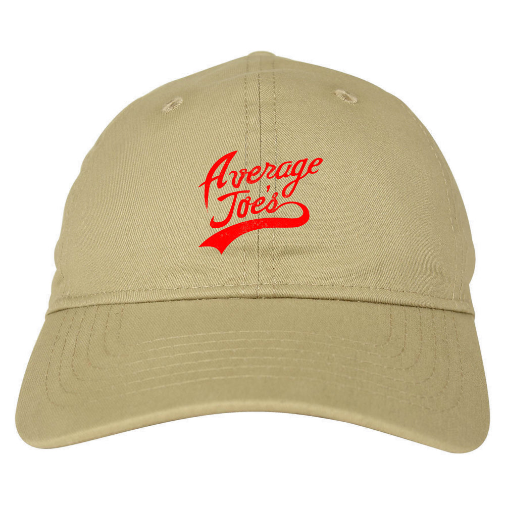 Average Joes Funny Dodgeball Mens Dad Hat Tan