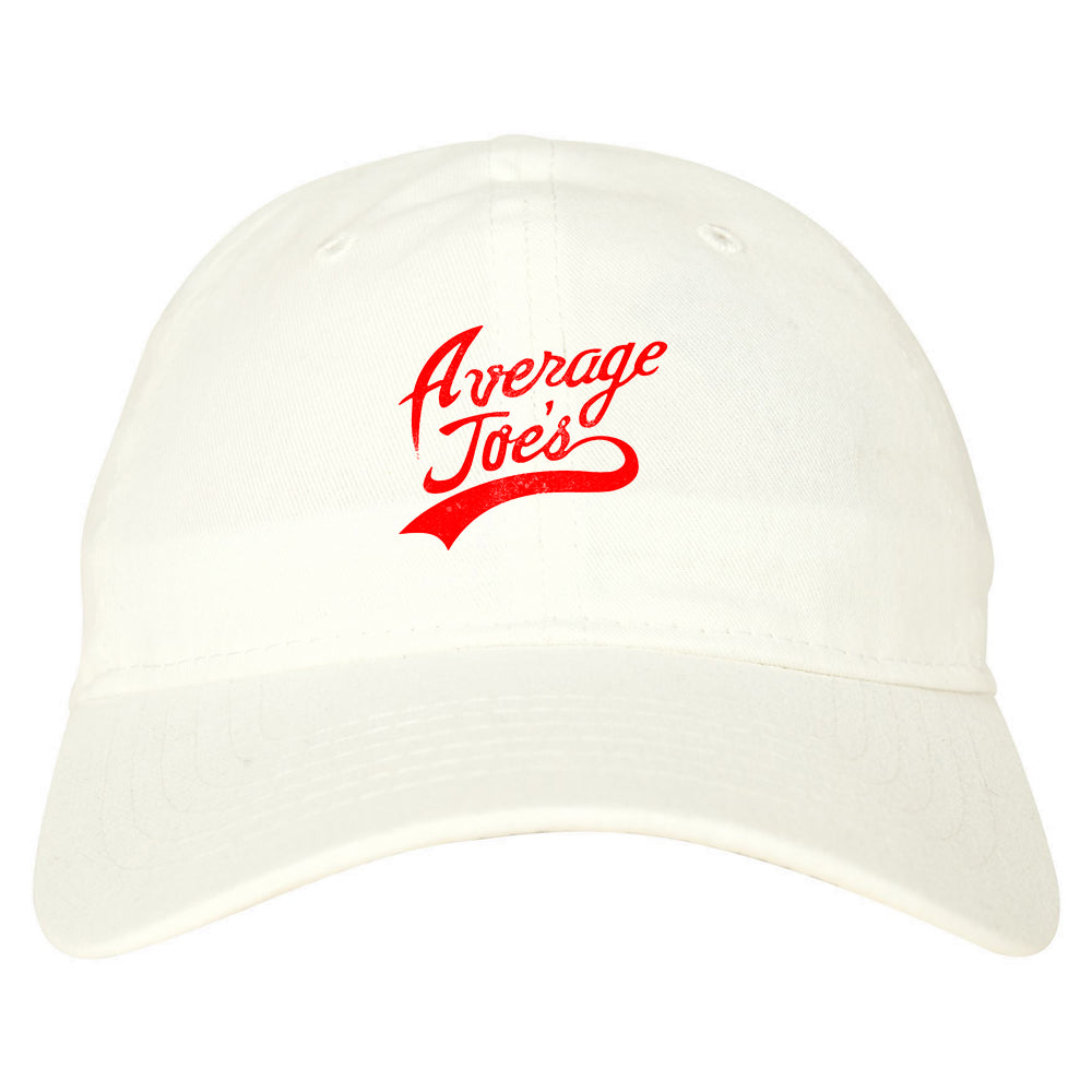 Average Joes Funny Dodgeball Mens Dad Hat White