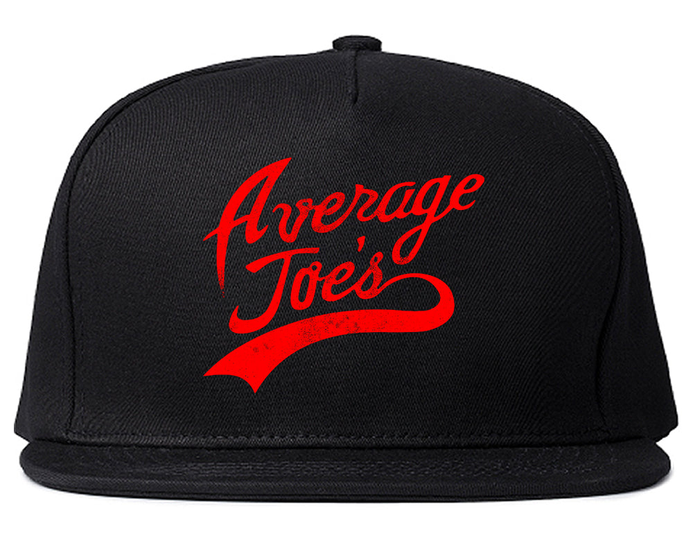Average Joes Funny Dodgeball Mens Snapback Hat Black