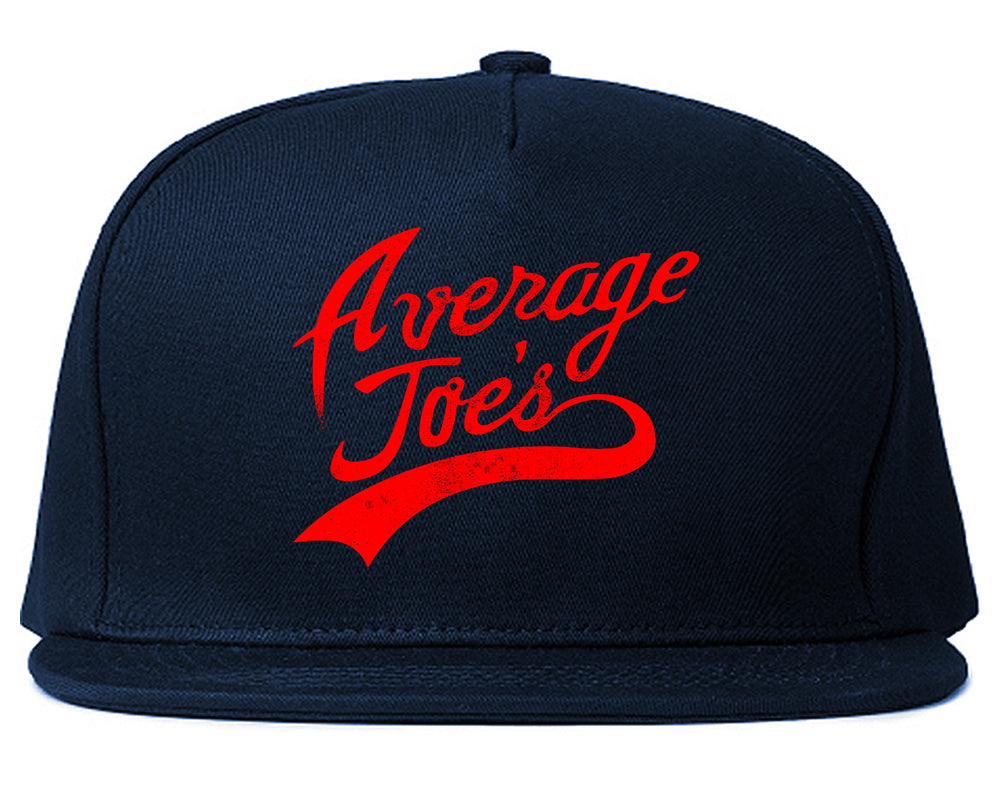 Average Joes Funny Dodgeball Mens Snapback Hat Navy Blue