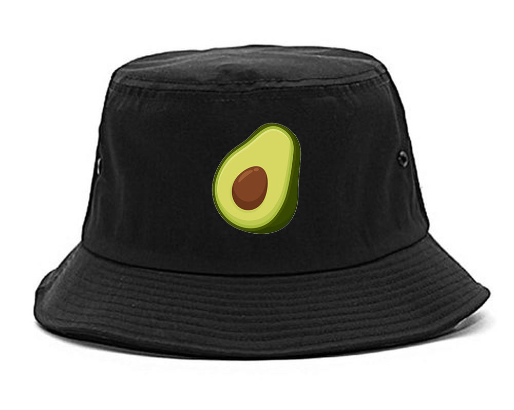 Avocado Vegan Chest Mens Bucket Hat Black