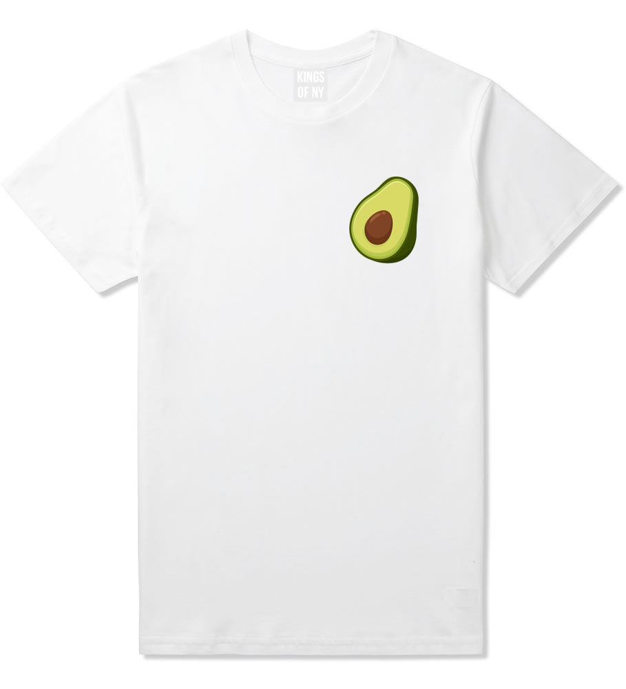 Avocado Vegan Food Mens T-Shirt White