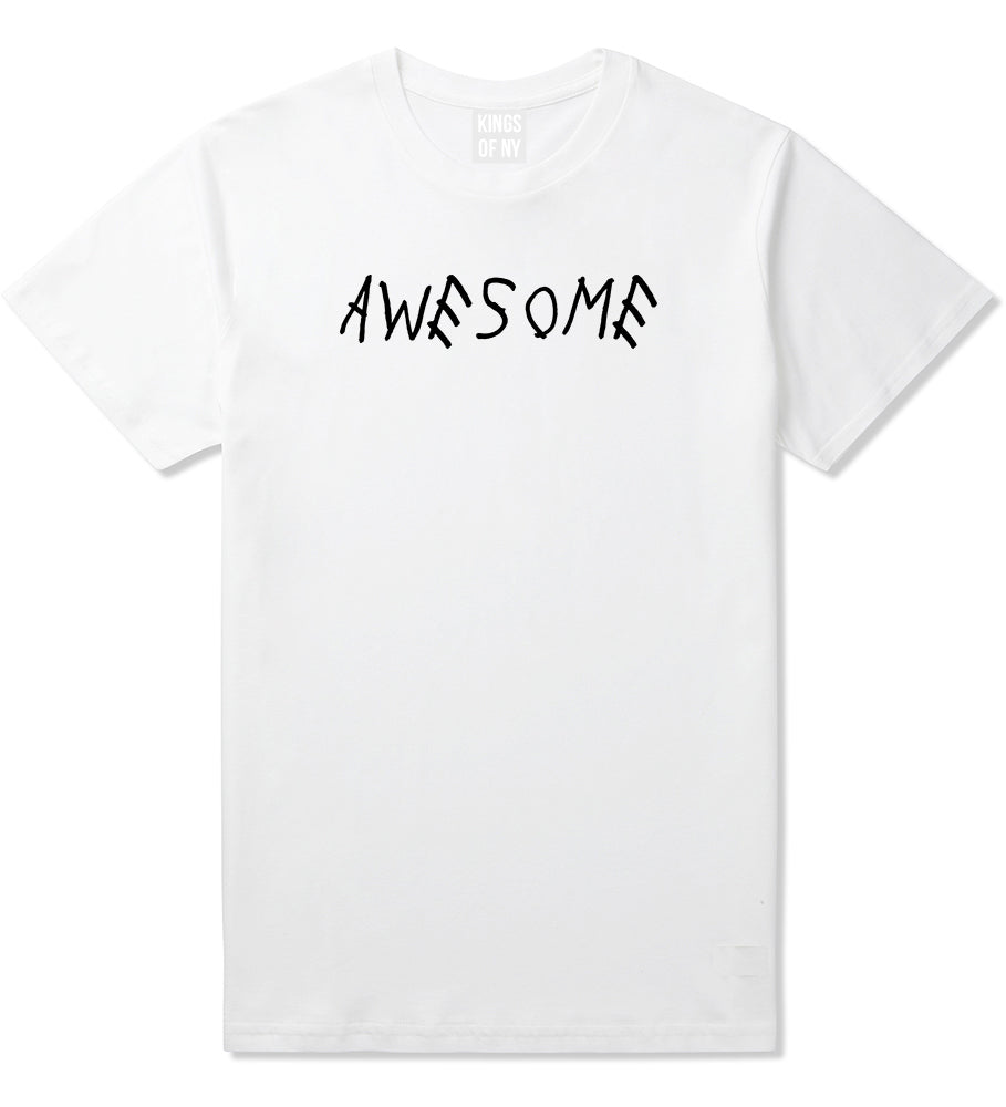 Awesome White T-Shirt by Kings Of NY