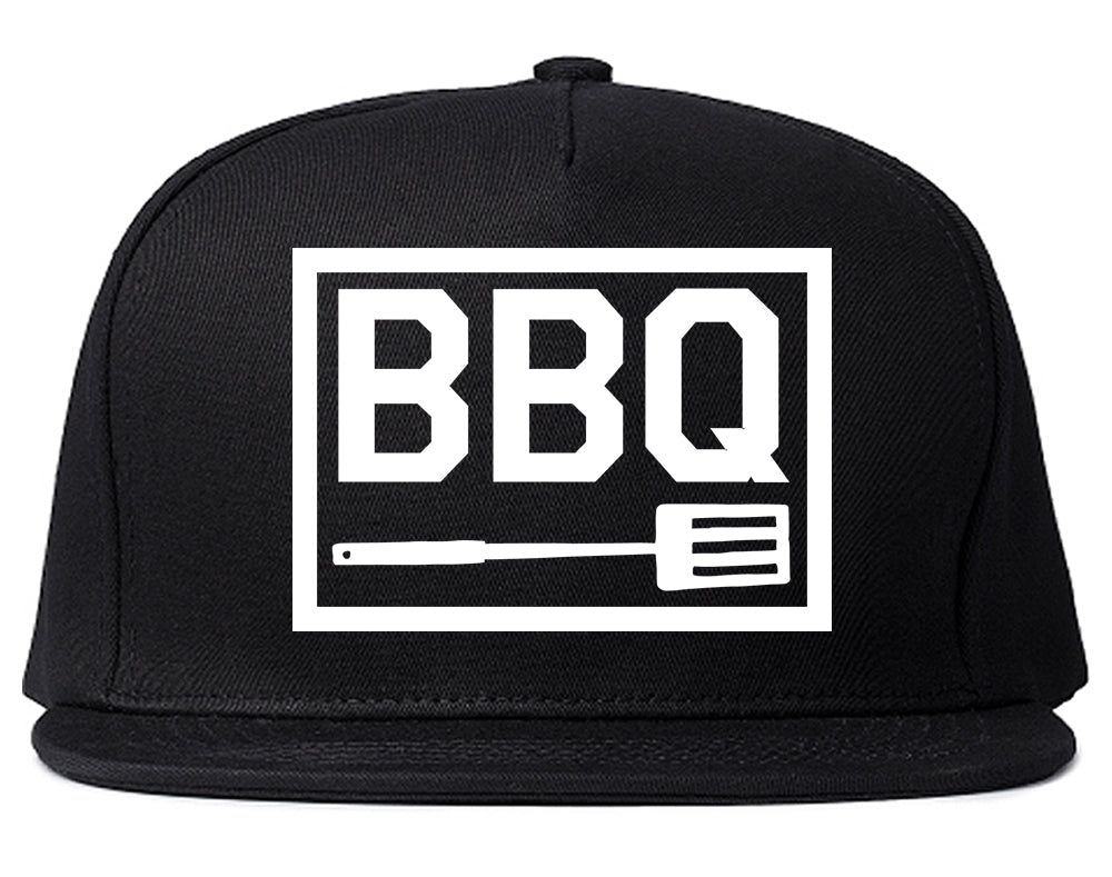 BBQ Barbecue Spatula Snapback Hat Black