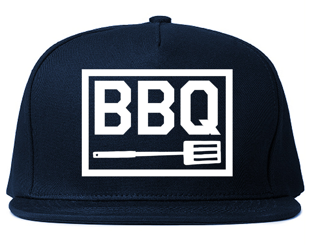 BBQ Barbecue Spatula Snapback Hat Blue