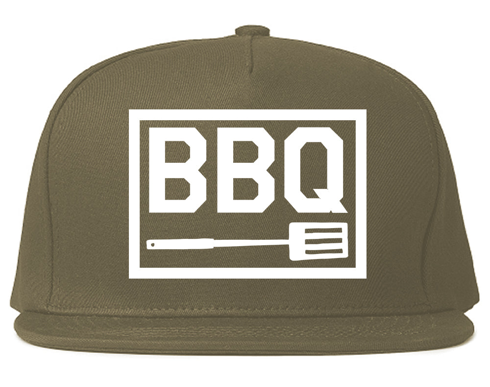 BBQ Barbecue Spatula Snapback Hat Grey