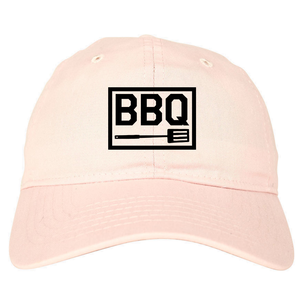 BBQ Barbecue Spatula Dad Hat Baseball Cap Pink