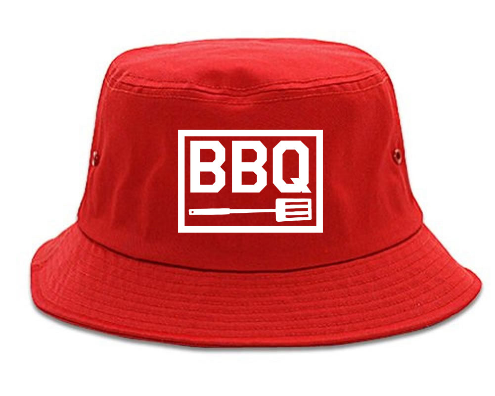 BBQ Barbecue Spatula Bucket Hat Red