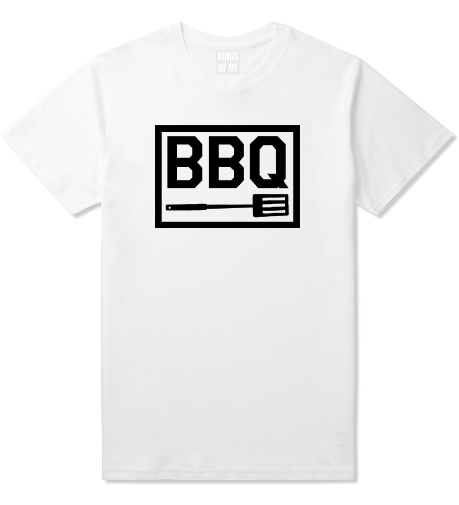 BBQ Barbecue Spatula White T-Shirt by Kings Of NY