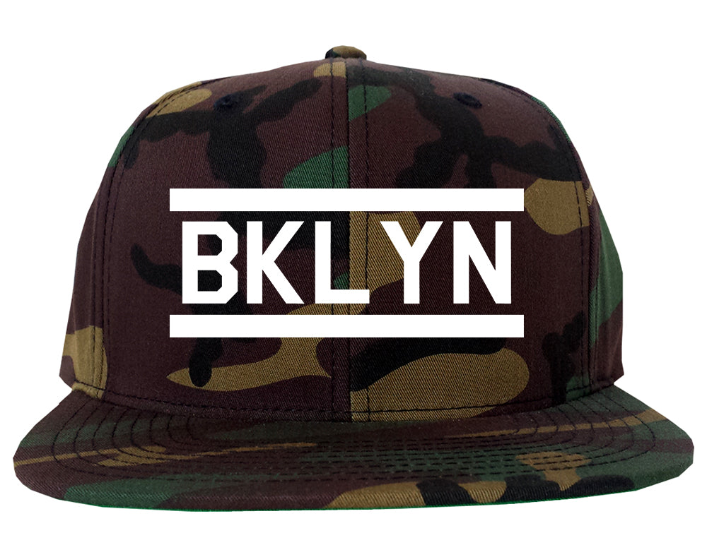 BKLYN Brooklyn Mens Snapback Hat Camo