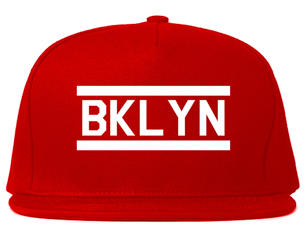BKLYN Brooklyn Mens Snapback Hat Red
