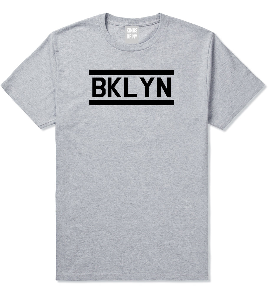 BKLYN Brooklyn Mens T-Shirt Grey by Kings Of NY