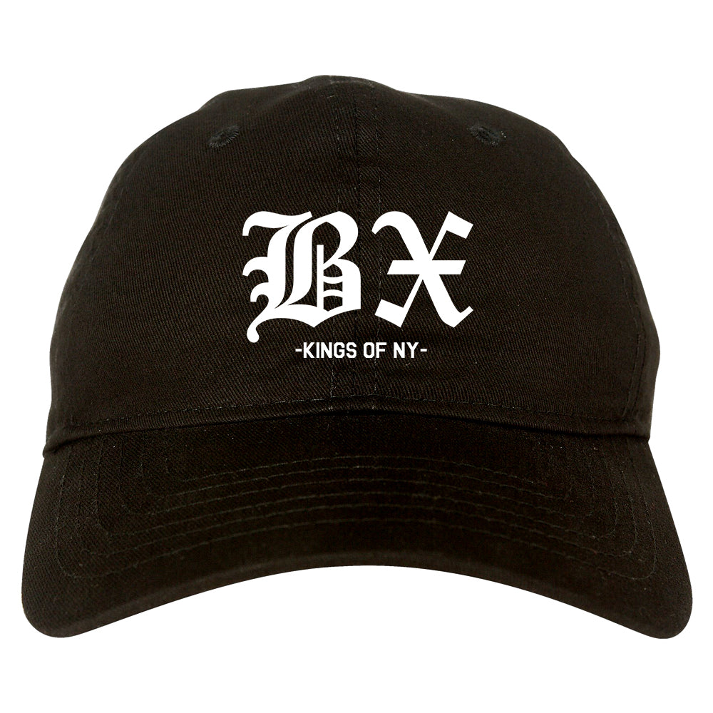 BX Old English Bronx New York Black Dad Hat