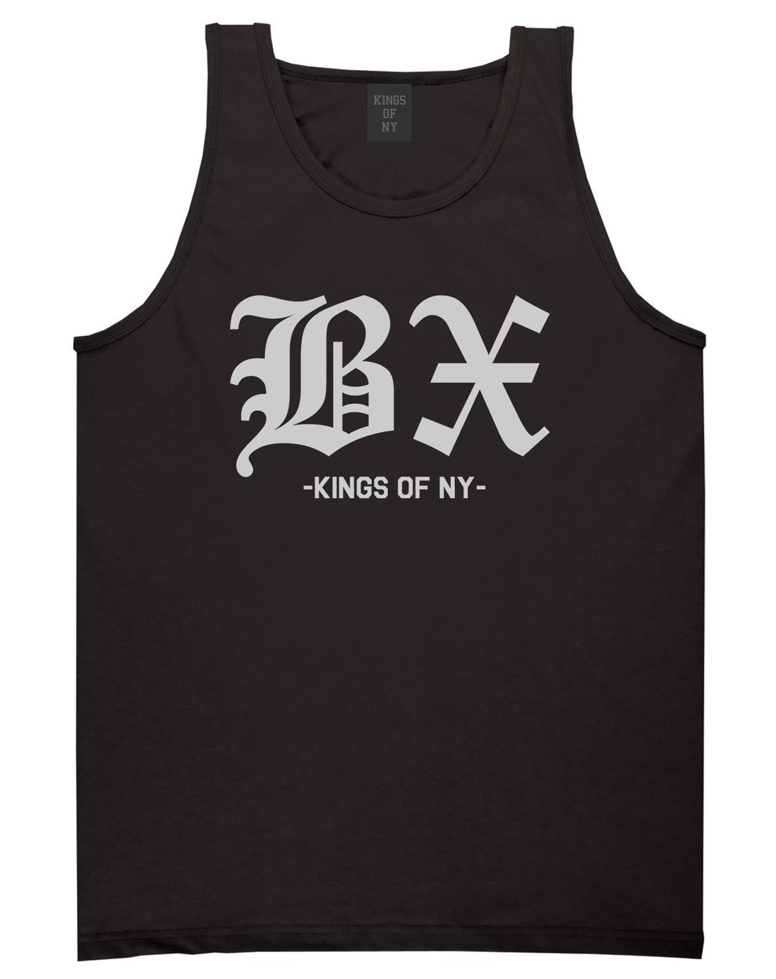 BX Old English Bronx New York Tank Top Shirt in Black