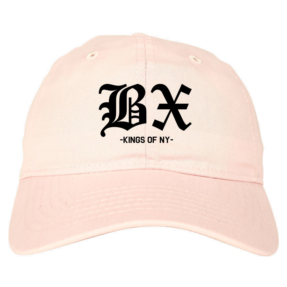 BX Old English Bronx New York Pink Dad Hat
